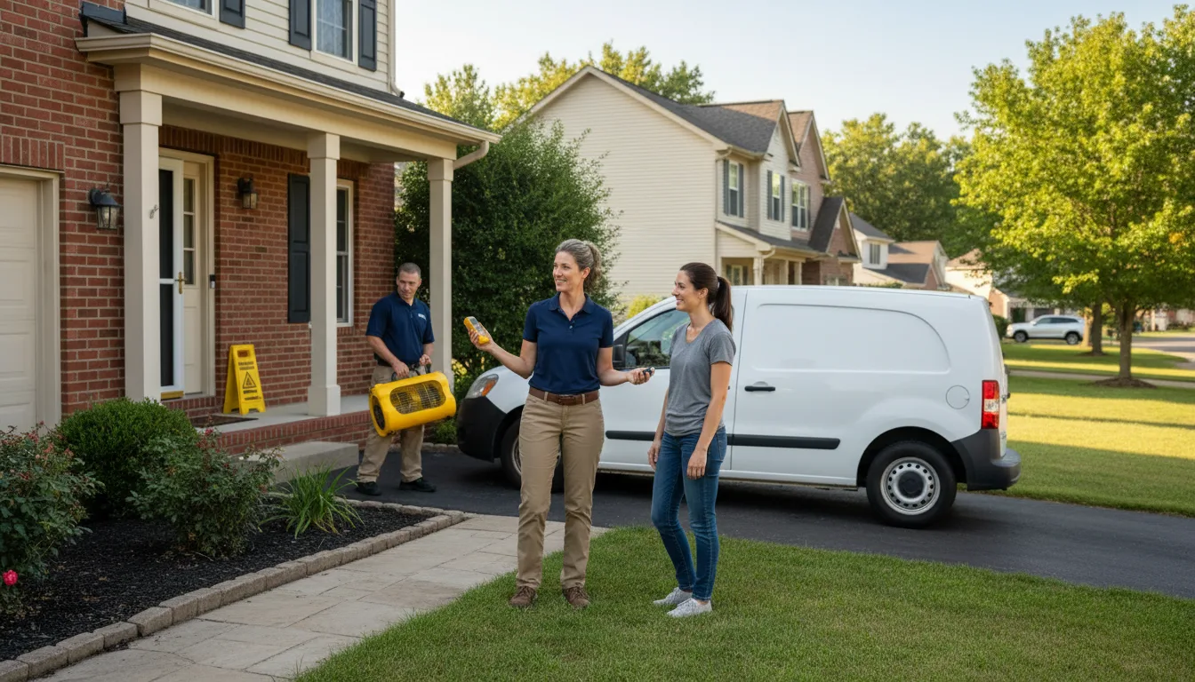 Water restoration image for Home Water Damage Repair in Tina, MO